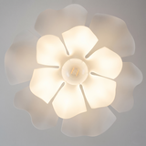 White Flower Ceiling Light view 4