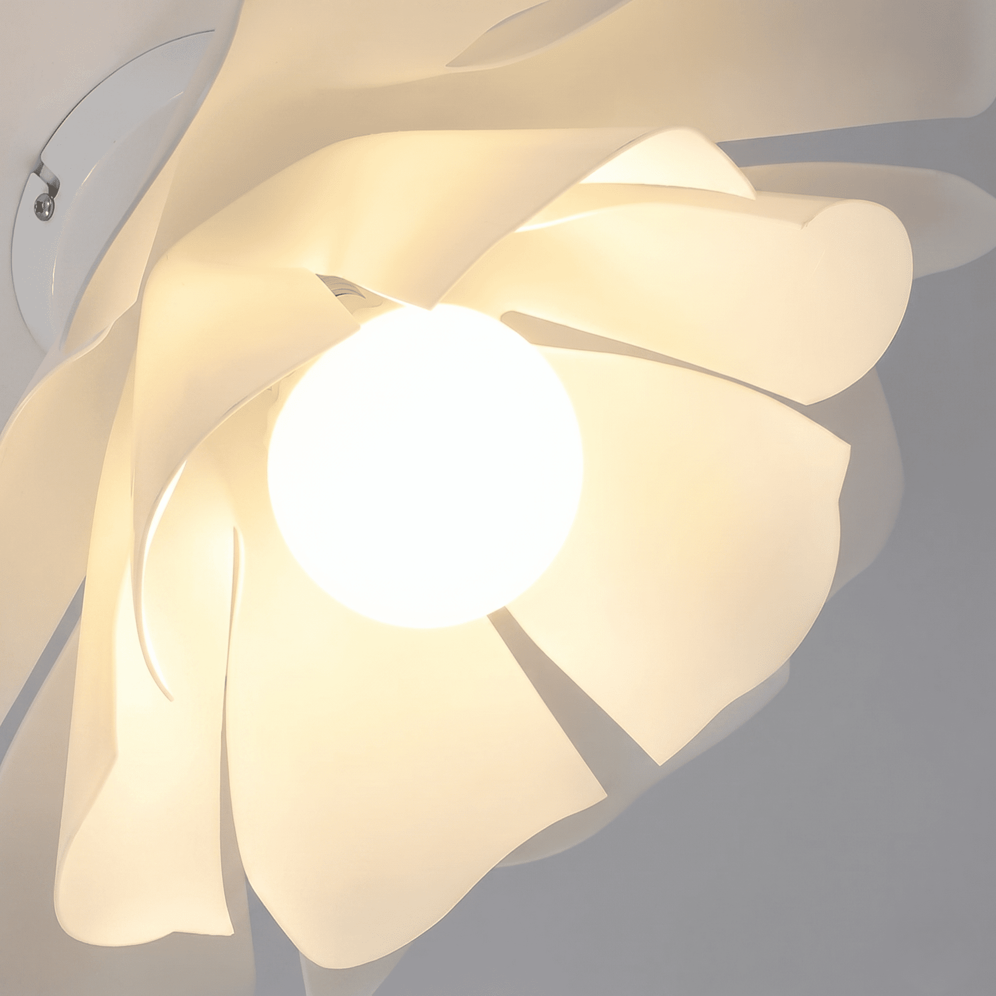 White Flower Ceiling Light view 6