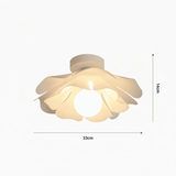 White Flower Ceiling Light view 7