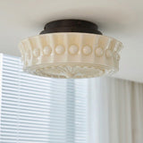White Flush Ceiling Light view 2