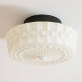 White Flush Ceiling Light view 3