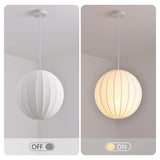 White Globe Light Pendant view 6