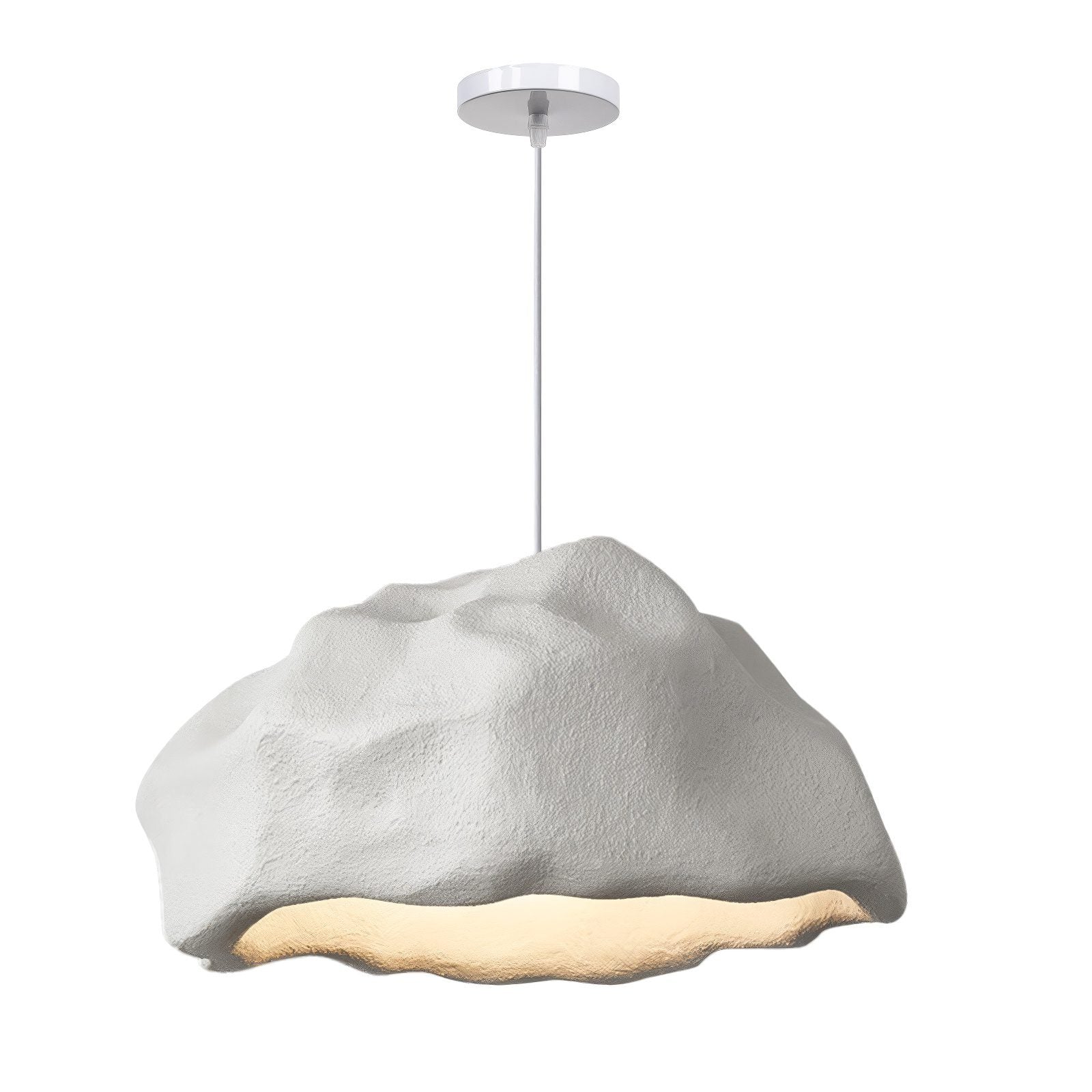 White Pendant Ceiling Light view 2
