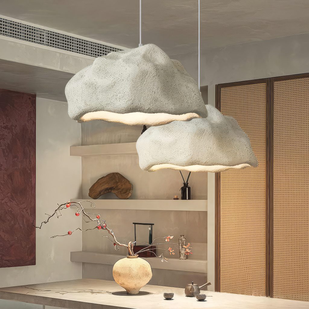 White Pendant Ceiling Light view 5