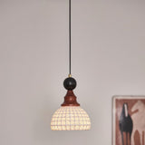 White Pendant Light view 1