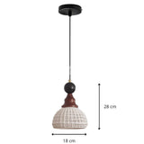 White Pendant Light view 4