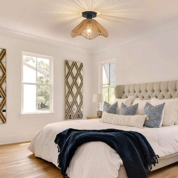 Wicker Ceiling Light
