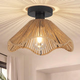 Wicker Ceiling Light view 2