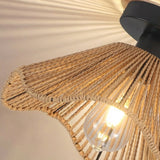 Wicker Ceiling Light view 3