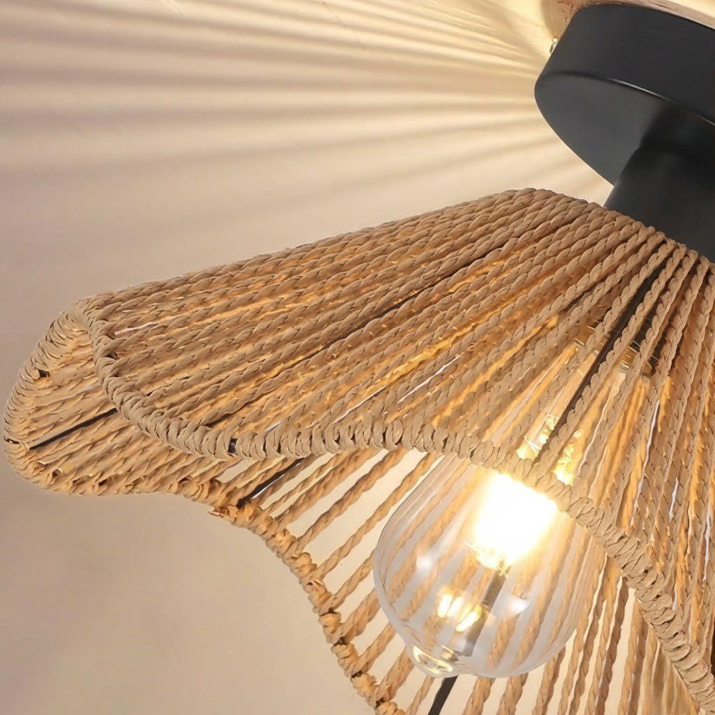 Wicker Ceiling Light view 3