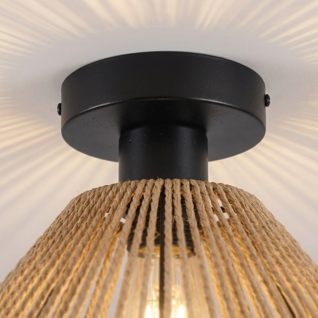 Wicker Ceiling Light view 4