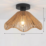 Wicker Ceiling Light view 7