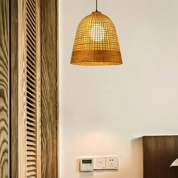Wicker Pendant Light