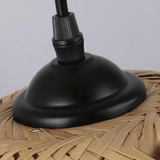 Woven Bamboo and Wood Wall Light view 7