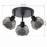 Wire Ceiling Light view 6