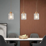 Wood and Glass Pendant Light view 5