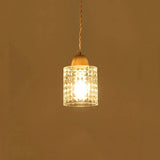 Wood and Glass Pendant Light view 7