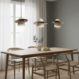 Wood and Stone Pendant Light view 4