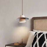 Wood and Stone Pendant Light view 6