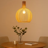 Wood Cage Pendant Light view 3