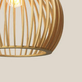 Wood Cage Pendant Light view 9