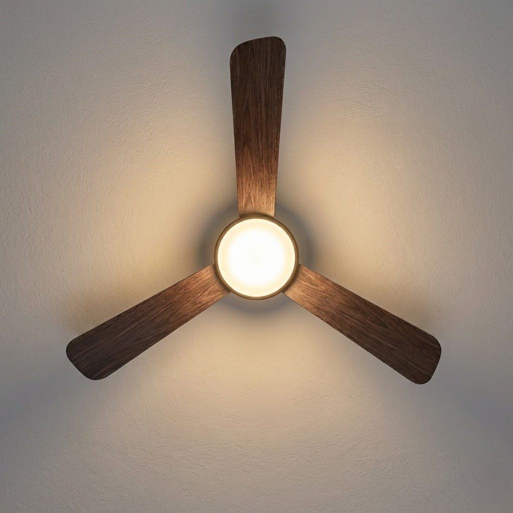 Wood Ceiling Fan with Light view 5