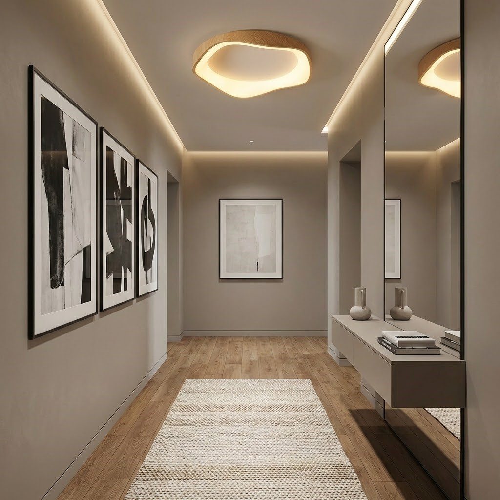 Wood LED Ceiling Light view 6