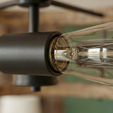 Wood and Metal Ceiling Light view 5