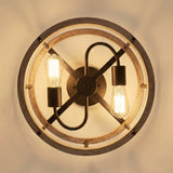 Wood and Metal Ceiling Light view 6