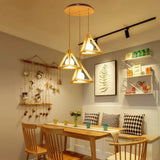 Wooden Cluster Pendant Light view 4