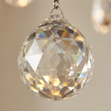 Wooden Crystal Ceiling Light view 8