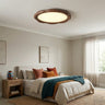 Wooden Flush Ceiling Light