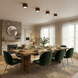 Walnut Wood Ceiling Spotlight view 2