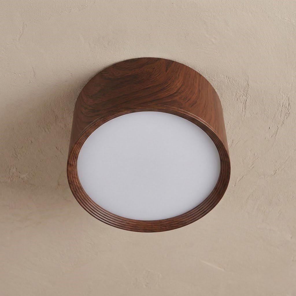 Walnut Wood Ceiling Spotlight view 5